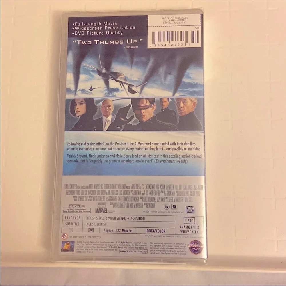 NEW / SEALED PSP UMD Video X2 X-MEN UNITED